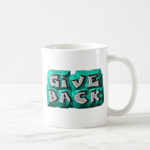 Anführungsweisheit Aquamariner, graugestrichener B Kaffeetasse