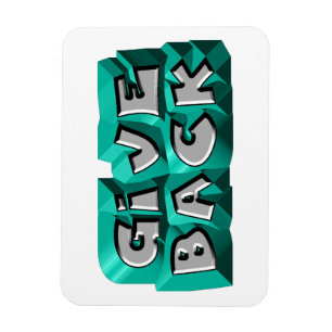 Anführungsweisheit Aquamariner, graugestrichener B Magnet