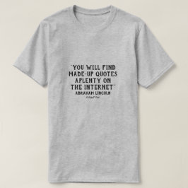 Anführungszeichen 1 (Lincoln) - Ein MisterP-Shirt T-Shirt