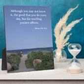 Anführungszeichen 8 x 10 mit Easel Fotoplatte (Seite)