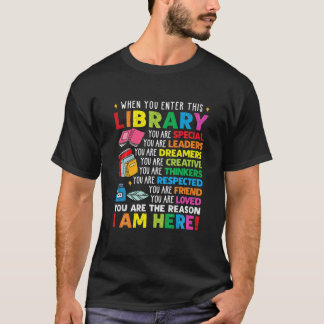 Anführungszeichen beim Eingeben dieser Bibliothek T-Shirt