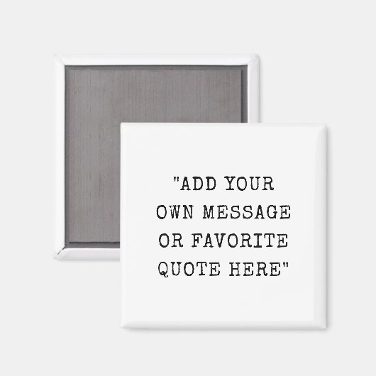 Anführungszeichen für benutzerdefinierte Schriftar Magnet (Vorderseite/Rückseite)