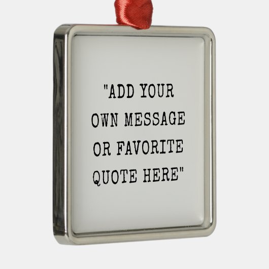 Anführungszeichen für benutzerdefinierte Schriftar Ornament Aus Metall (Rechts)