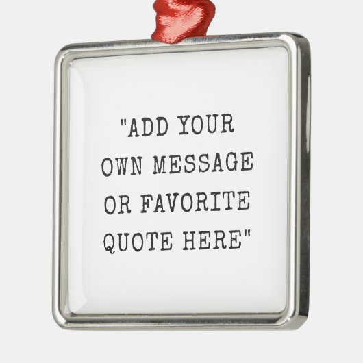 Anführungszeichen für benutzerdefinierte Schriftar Ornament Aus Metall (Links)