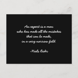 Anführungszeichen für Inspirationskarten Postkarte