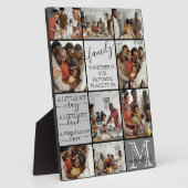 Anführungszeichen für Monogramm für personalisiert Fotoplatte (Seite)