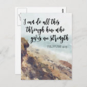 Anführungszeichen für Phillippianer Postkarte (Vorne/Hinten)