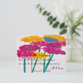 Anführungszeichen für Sinn und Sensibilität Postkarte (Stehend Vorderseite)