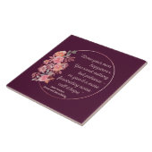 Anführungszeichen für Sinnlichkeit und Sensibilitä Fliese (Seite)