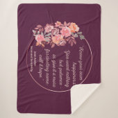 Anführungszeichen für Sinnlichkeit und Sensibilitä Sherpadecke (Vorderseite)