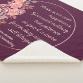 Anführungszeichen für Sinnlichkeit und Sensibilitä Sherpadecke (3/4)