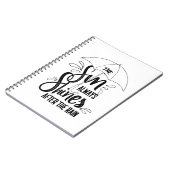 Anführungszeichen für Sonnenkurse Notizblock (Linke Seite)