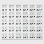 Anführungszeichen für vier Foto-Collage Geschenkpapier (Flach)