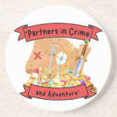 Anführungszeichen Getränkeuntersetzer (Vorne)