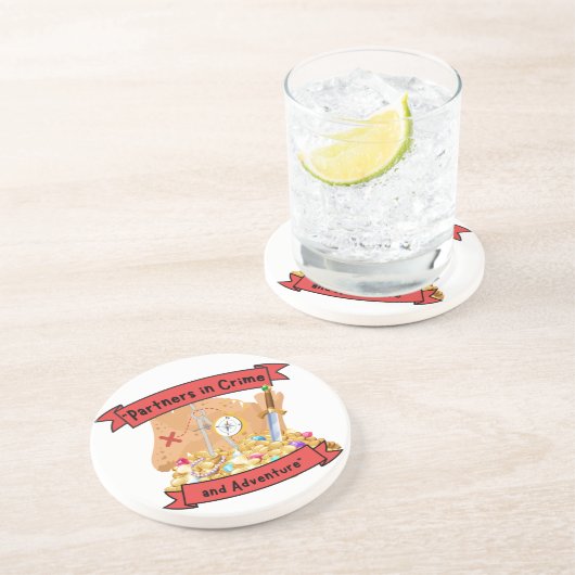 Anführungszeichen Getränkeuntersetzer (Seite)