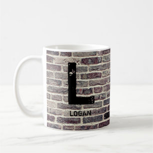 Anführungszeichen H I J K L M N Brick Wall ändern Kaffeetasse