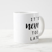 Anführungszeichen IV Jumbo-Tasse (Vorderseite Rechts)