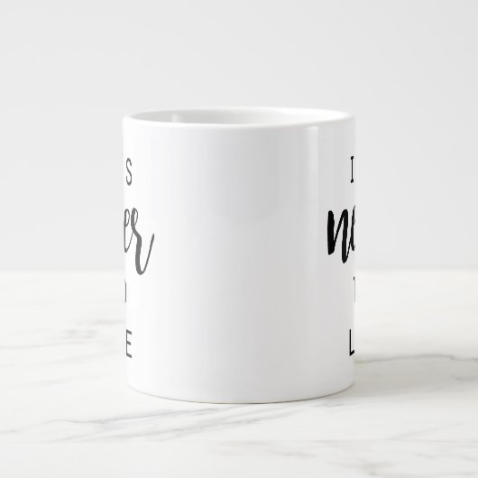 Anführungszeichen IV Jumbo-Tasse (Vorderseite)