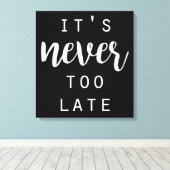 Anführungszeichen IV Leinwanddruck (Insitu (Holzboden))