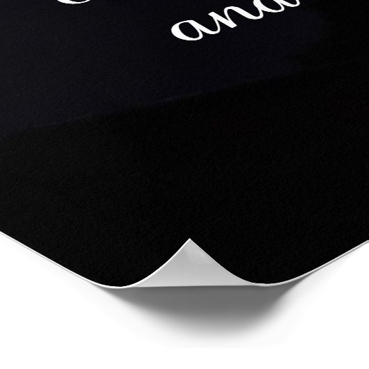 Anführungszeichen Poster (Ecke)