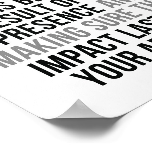 Anführungszeichen Poster (Ecke)