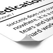 Anführungszeichen Poster (Ecke)