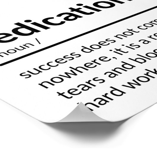 Anführungszeichen Poster (Ecke)