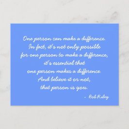 Anführungszeichen Postkarte