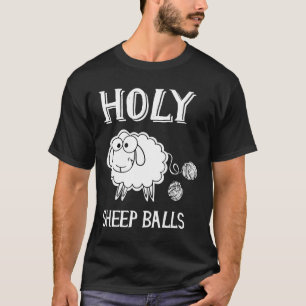 Anführungszeichen Shirts für Knitter Sheep Funny S