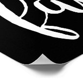 Anführungszeichen VII Poster (Ecke)