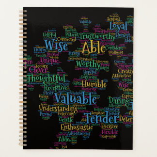 Anführungszeitschrift für die positive Bestätigung Planer