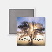 Ang Sang Waheguru Magnet (Vorderseite/Rückseite)