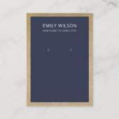 ANGABE DER TERRACOTTA-TEXTURE-GRENZE VISITENKARTE (Vorderseite)