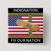 ANGABE FIX UNSERE NATION BUTTON (Vorderseite)