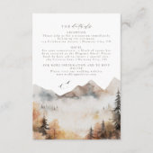 Angaben Beilage für Holzheiraten Begleitkarte (Vorderseite)