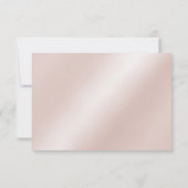 Angaben QR-Code für das Hochzeitziel Weltkarte RSVP Karte (Rückseite)