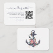 Angaben QR-UAWG für den Ankerbereich Nautic Floral Begleitkarte (Vorne/Hinten)