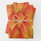 Angaben zu den Herbstblättern - Erntedank - Fall Geschenkpapier Set (Beispiel)