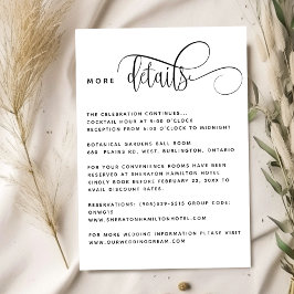 Angaben zu Kraft, rustikalen Hochzeitgästen Begleitkarte