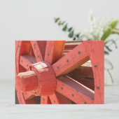 Angaben zu Wagenrad Karte (Stehend Vorderseite)