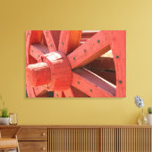 Angaben zu Wagenrad Leinwanddruck (Insitu (Wohnzimmer))