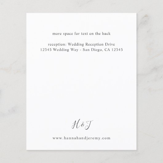 Angaben zum Budget Flyer (Hinten)