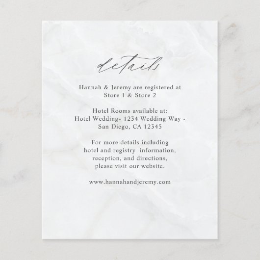 Angaben zum Budget Flyer (Vorne)