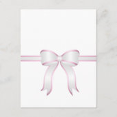 Angaben zum Hochzeitskalender mit weißem und rosa  Begleitkarte (Rückseite)