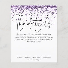 Angaben zum Lila Glitzer