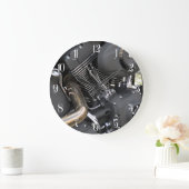 Angaben zum Motorradchromen-Motor Große Wanduhr (Zuhause)