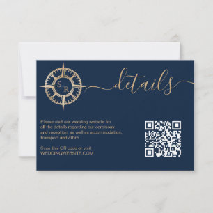 Angaben zum QR-Code für den Bestimmungspass RSVP Karte