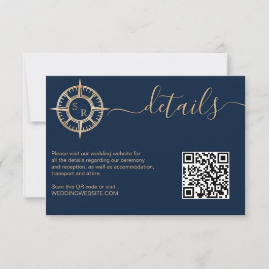 Angaben zum QR-Code für den Bestimmungspass RSVP Karte (Vorderseite)