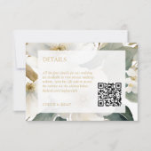 Angaben zum QR-Code für Wasserfarbenfolien RSVP Karte (Vorderseite)