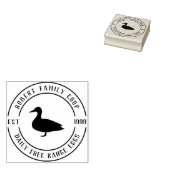 Angaben zum runden Haltungsbetrieb und Briefmarke  Gummistempel (Stempel)